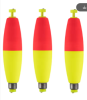 3pcs Fishing Weighted Bobbers Cigar Foam