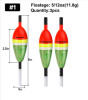 3pcs Slip Bobbers for Fishing Floats Wooden