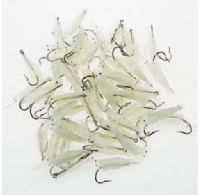4/10PCS Fake Shrimp Road Bait with Hooks (size/color: Luminous10pcs)