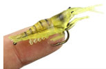 4/10PCS Fake Shrimp Road Bait with Hooks