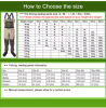 5 or 3 Layers Fly Fishing Waders Chest Overalls