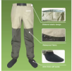 5 or 3 Layers Fly Fishing Waders Chest Overalls