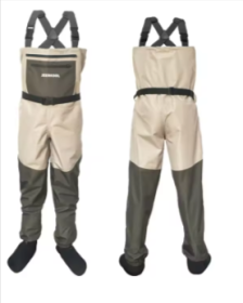 5 or 3 Layers Fly Fishing Waders Chest Overalls (Color: 3 Layers, size: Size S)