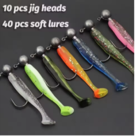 50PCS/Box Metal Jig Bait (Option: F, size: 5.5cm lure hook box)