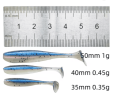 50PCS Micro Soft Fishing Lures