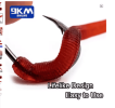 50Pcs Soft Plastic Worms Lure 3.5cm Silicone Swimbait Shad Grub Worm Bait Lifelike Fake Earthworm Bloodworm Artificial Bait Bass