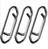 50pc Fishing Snap Power Clip Stainless Steel Speed Clip