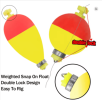 5Pcs Weighted Float Bobbers