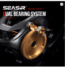 SEASIR Cast X2 Baitcasting Reel 7.3:1 Hybrid Ceramic Bearing Carbon Fiber Washer Dual Bearing System N52 Brake Fishing Reels (Mode: Right Hand)