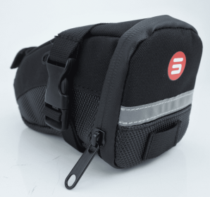 Bicycle Bag Mountain Bike Tail Bag Back Bag Bicycle Saddle Bag Bicycle Seat Cushion Bag (Color: black)