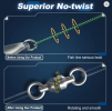 9KM Fishing Swivels Snap