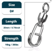 9KM Fishing Swivels Snap