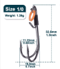 9KM Live Shrimp Hooks 10~15Pcs Double Hook Live Shrimp Holder Hook Corrosion Resistant for Saltwater Freshwater