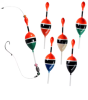 THKFISH 5pcs Fishing Float Slip Bobber