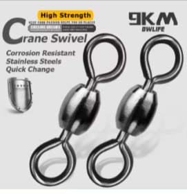 Crane Swivels 50~200Pcs Swivels (model #: 50 pcs, size: Size 10 10.2mm 13kg)