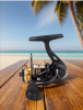Spinning Wheel Metal Spool Spinning Fishing Reel 4.8/1 Gear Ratio All Purpose Fishing Spinning Reel for Freshwater Saltwater