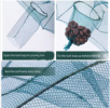 24/20/16/12/10/8/6/4 Holes Portable Fishing Net
