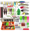 Fishing 86/88/136/149/366pcs Fishing Lure Kit