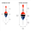 THKFISH 5pcs Fishing Float Slip Bobber