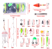 FTK 1.8/2.1m Telescopic Fishing Rod Reel Combo Full Kit Carbon Fiber Rod Pole Spinning Reel Fishing Bag Case Pesca Gear Set