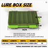Fishing lure storage box LUYA Tool Tackle Box Fish Hook Fake Bait Box Fishing lure box Fishing tackle box