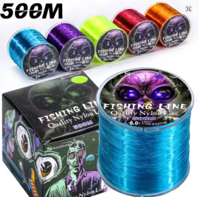 Sougayilang 500m Nylon Fishing Line (Color: Orange, line number: 0.23mm14.5LB)