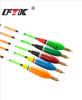 FTK 5pcs/lot Floatage 3+2g 4+2g 5+2g 6+2g Mixed Color Barguzinsky Fir Float Vertical Pesca For Carp Fishing Float Fishing Tackle