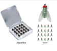 Bionic Fly Fishing Bait(20PCS), 2024 New Fly Hook Soft Bait Add Fish Attractant Fishing Gear For Salmon, Trout