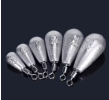 Drop Shot 15PCS/Lot Fishing Weight Sinker 3.5g 5g 7g 10g 14g 20g Tube Bullet Plumb Pendant Metal Jig Sea Tackle Kit Pesca Tool
