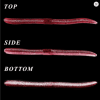 CCLTBA Worm Soft Bait 9.8cm 13.8cm Silicone Fishing Lures 15pcs 10pcs/bag Earthworm Soft Lures Tackle
