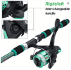 Fishing Pole Set Full Kits With Telescopic Fishing Rod And Spinning Reel Baits Hooks Travel Pole Set