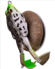 Frog Lure Soft Tube Bait Plastic Fishing Lure with Fishing Hooks Topwater Ray Frog Artificial 3D Eyes