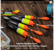 THKFISH Sea Fishing Float Slip Bobber 5g 10g 15g Floatage Freshwater Balsa Wood Slip Bobbers Buoys For Bass Fishing Tackle