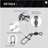 50pcs Fishing Ball Bearing Swivel