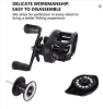 Baitcasting Fishing Wheel 7.2/1 Gear Ratio Fishing Coil Reel Max Drag 10kg Saltwater Freshwater for Beginners Fishing Accessory