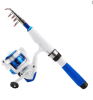 DEUKIO Mini Fishing Pole Kits With Short Telescopic Fishing Rod