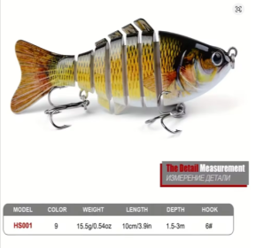 Fishing Lures Multi Jointed Swimbait (Color: 1pcs 135mm 20g, size: 40mm)