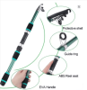 Fishing Pole Set Full Kits With Telescopic Fishing Rod And Spinning Reel Baits Hooks Travel Pole Set