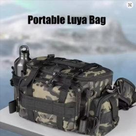 Fishing tackle, shoulder bag (Color: A-Army Green)