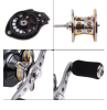 Sougayilang Lure Fishing Rod and Baitcasting Reel 4 Sections Carbon Spinning Lure Rod