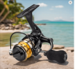 Spinning Wheel Metal Spool Spinning Fishing Reel 4.8/1 Gear Ratio All Purpose Fishing Spinning Reel for Freshwater Saltwater