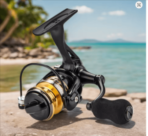 Spinning Wheel Metal Spool Spinning Fishing Reel 4.8/1 Gear Ratio All Purpose Fishing Spinning Reel for Freshwater Saltwater (Model: 800)