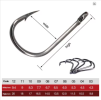 Fishing Hooks Set High Carbon Steel