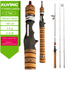 CHOICE KUYING TETON Stream Trout 1-3lb 2-4lb 3-8lb Fishing Rod (code: COC-TTC602UL)