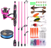 Sougayilang 1.8M Spinning Fishing Rod M Power Telescopic Children Fishing Telescopic Rock Fishing Pole Carp Feeder Surf Beginner