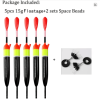 THKFISH Sea Fishing Float Slip Bobber 5g 10g 15g Floatage Freshwater Balsa Wood Slip Bobbers Buoys For Bass Fishing Tackle