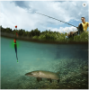 EVA Luminous Fishing Night Float Light Stick Foam Plastic Bobber Sea Rock Fishing Striking Floats Fishing Accessories 10/15/20g