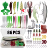 Fishing 86/88/136/149/366pcs Fishing Lure Kit