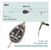 FISH KING 30g-100g High Carbon Steel Metal Feeder Hook