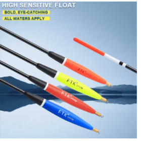 FTK 4pcs/pack Barguzinsky Fir Float Copper Fishing Float (Color: 7111)